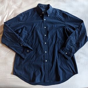 Ralph Lauren mens navy blue button down